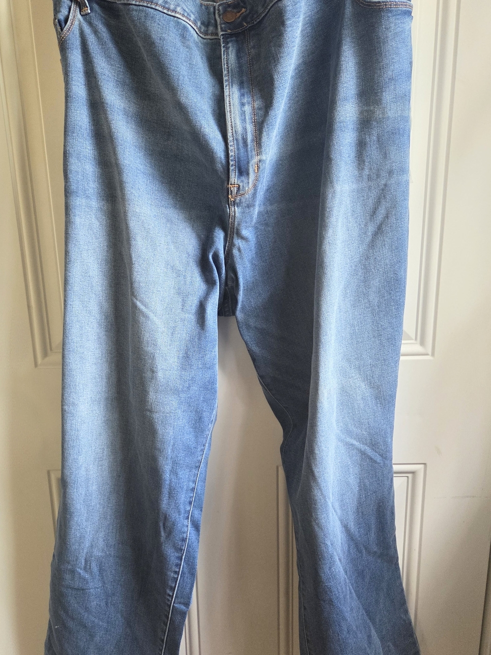 Old Navy Mid Rise Power Slim Straight Jeans Size 30